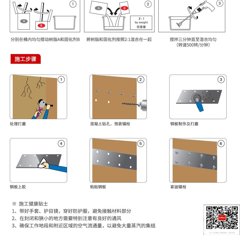 包钢舒城粘钢加固施工过程